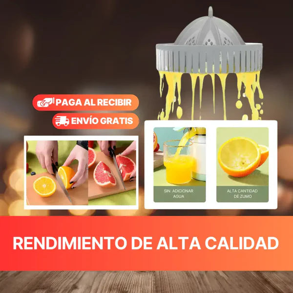 Exprimidor Eléctrico de frutas Portátil Recargable JuiceEase Pro® + Envió GRATIS + Paga en la entrega