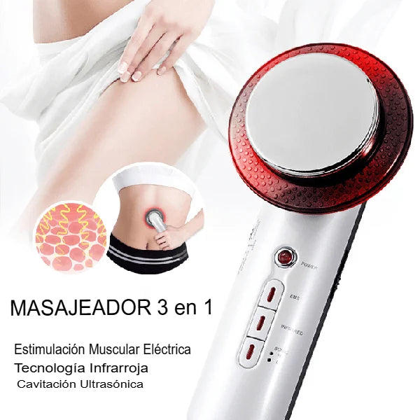 Máquina de Cavitación Ultrasónica 3 en 1 Masajeador Corporal + Envió GRATIS + Paga en la entrega