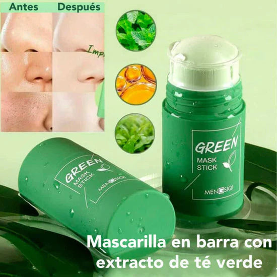🎁 Compra 1 y lleva 1 GRATIS, Green Mask Elimina impurezas del rostro + Envió GRATIS + Paga en la entrega