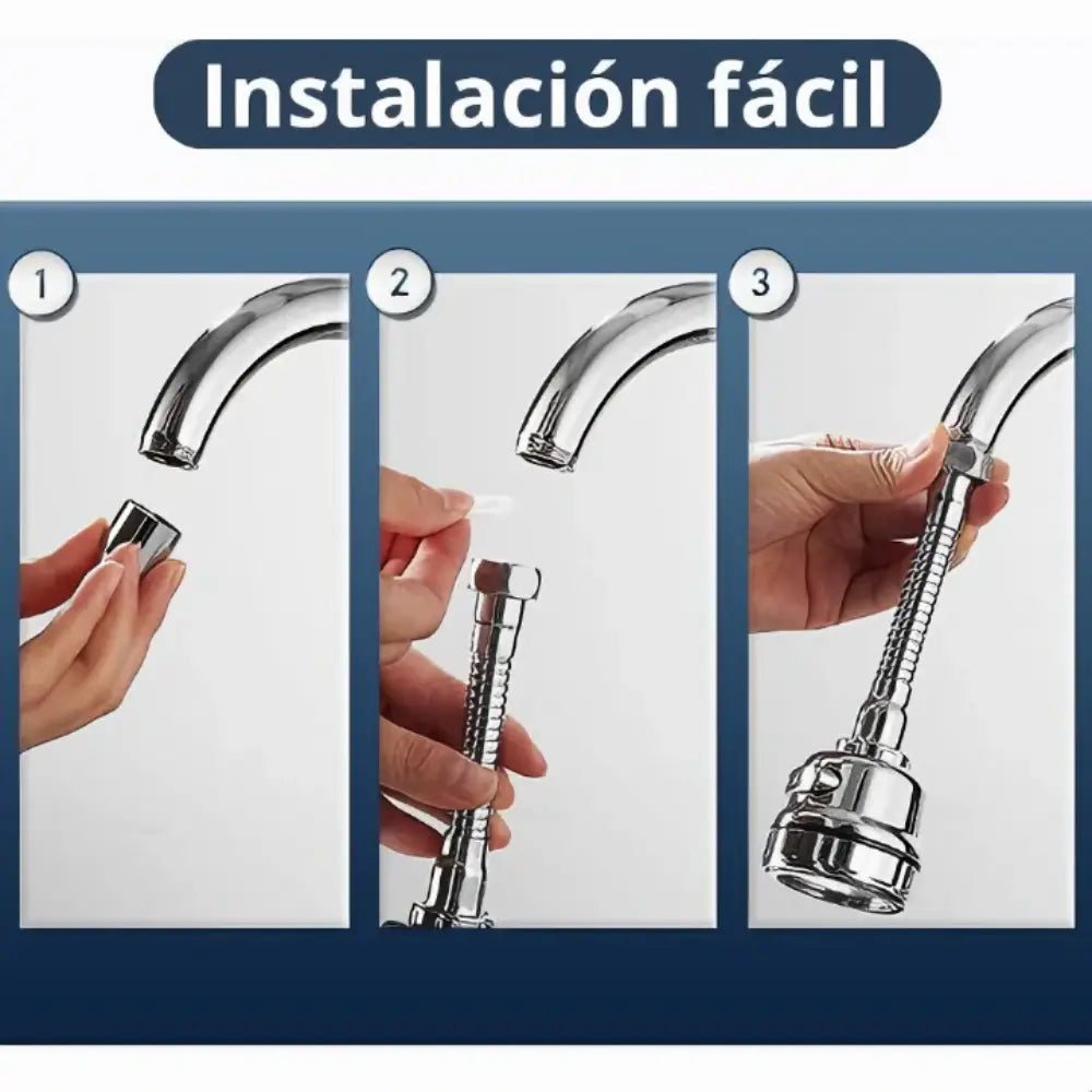 Grifo flexible 3D