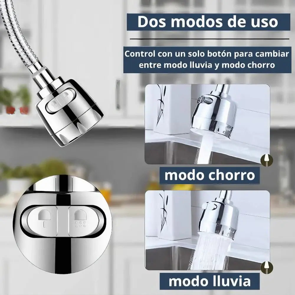 Grifo flexible 3D