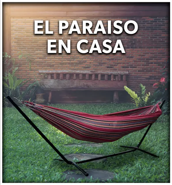 Hamaca Armable portátil con soporte metálico + Envió GRATIS + Paga en la entrega