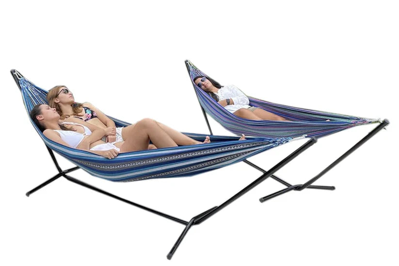 Hamaca Armable portátil con soporte metálico + Envió GRATIS + Paga en la entrega