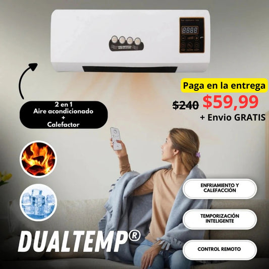 Potente Aire Portátil 2 en 1 Calefactor + aire acondicionado DualTemp® + Envió GRATIS + Paga en la entrega