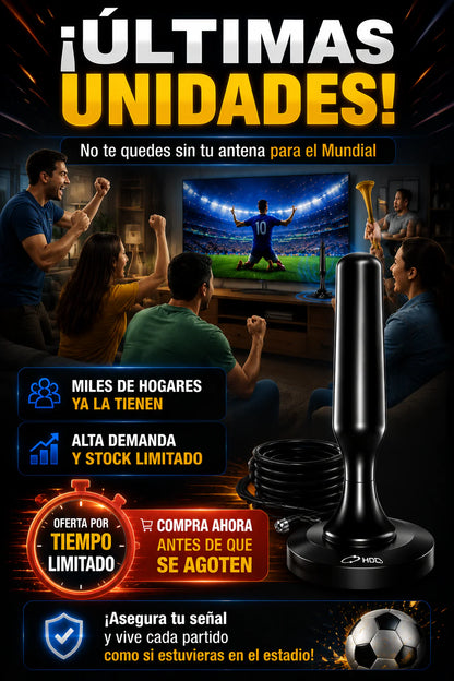 SOLO HOY GRAN LIQUIDACION: Antena Turbo Pro 3000 + Envió GRATIS + Paga en la entrega