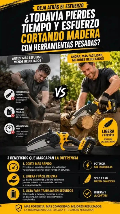 SOLO HOY GRAN LIQUIDACION: Motosierra DeWalt Turbo Pro 3000 + Envió GRATIS + Paga en la entrega