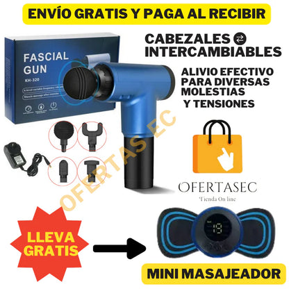 Pistola De Masaje ❗GRATIS mini masajeador❗