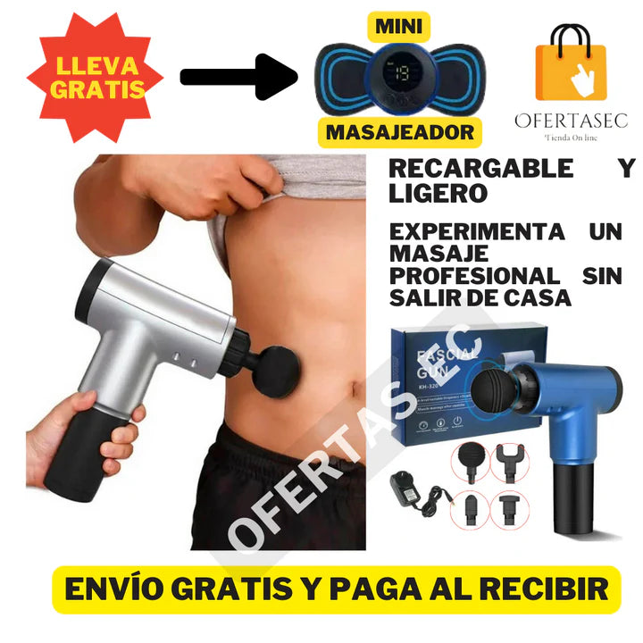Pistola De Masaje ❗GRATIS mini masajeador❗