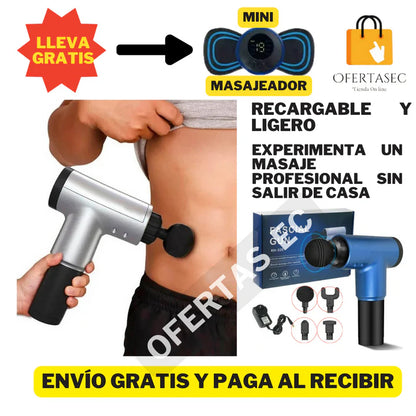 Pistola De Masaje ❗GRATIS mini masajeador❗