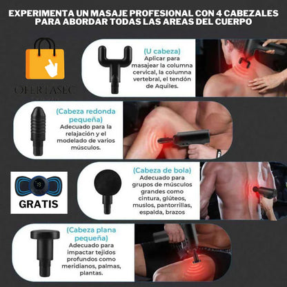 Pistola De Masaje ❗GRATIS mini masajeador❗